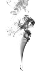 Abstract dark smoke