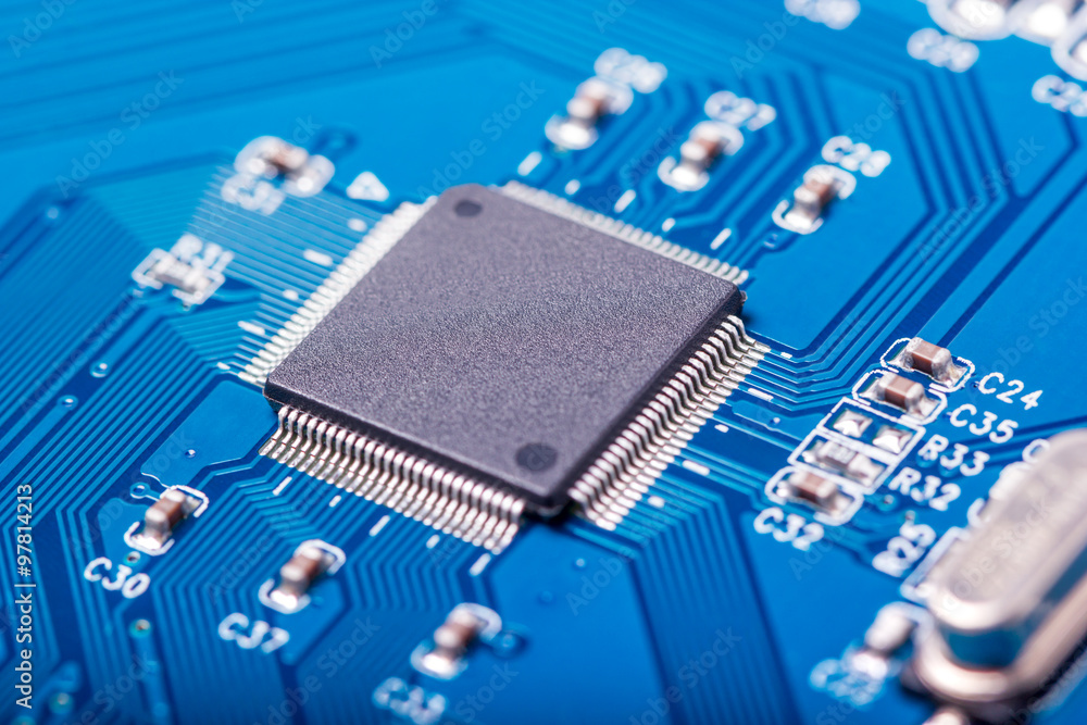 Poster electronic collection - computer circuit board