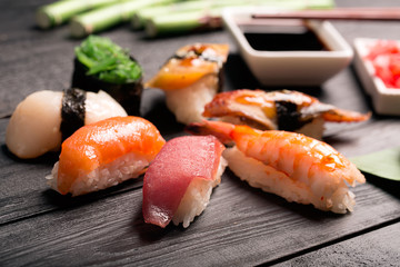 Traditional japanese sushi