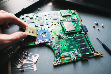 Analysis (installing) of processor in CPU socket