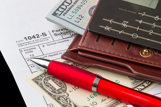 Filling out the form 1042-s