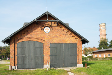 Alte Seenot-Rettungsstation in Travem&uuml;nde, L&uuml;beck, Deutschland
