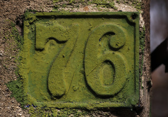 House numbers in different styles