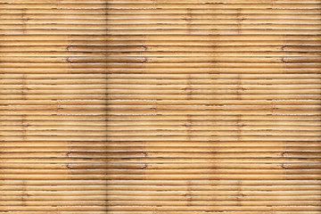 Bamboo background/Old and dirty bamboo fence textured.