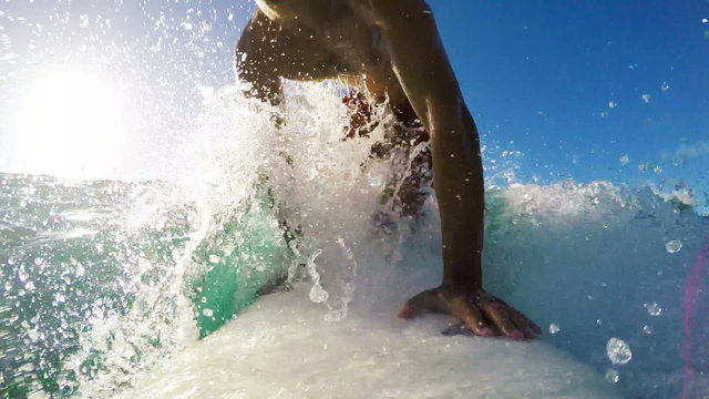 POV Surfing (Slow Motion)