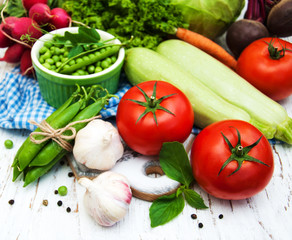 various vegetables
