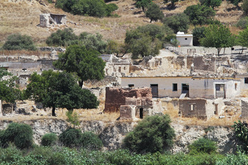 Souskiou abandoned village in Paphos District, Cyprus
