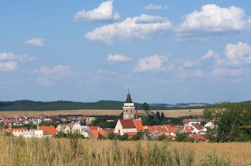 Historic town Slavonice in southern Bohemia, Czech republic