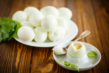 boiled egg on a plate