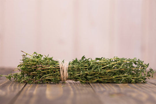 Bunch of fragrant rosemary