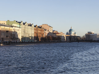 Fototapeta premium Река Фонтанка. Санкт-Петербург. Россия.