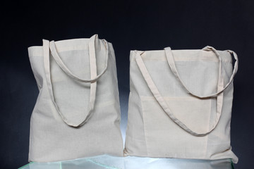 Shopping bag made out of recycled Hessian sack