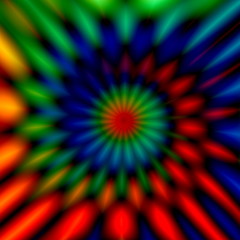 Blurry colorful swirl. Odd artsy graphic. Modern digital art.