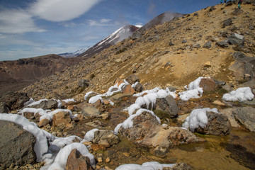 Tongariro crossing New Zealand unesco site national park