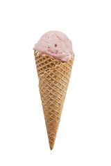 Strawberry ice cream.
