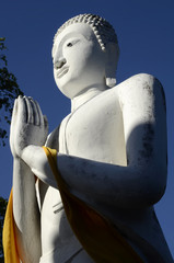 Buddhistischer Tempel und Buddhastatue in Asien