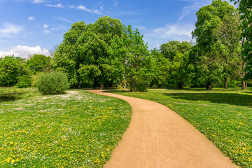 Park im Frühling