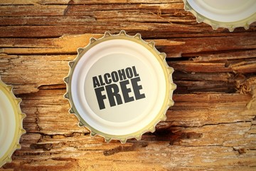 kronkorken ti alcohol free I - obrazy, fototapety, plakaty