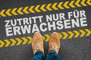 th n zutritt nur fuer erwachsene I