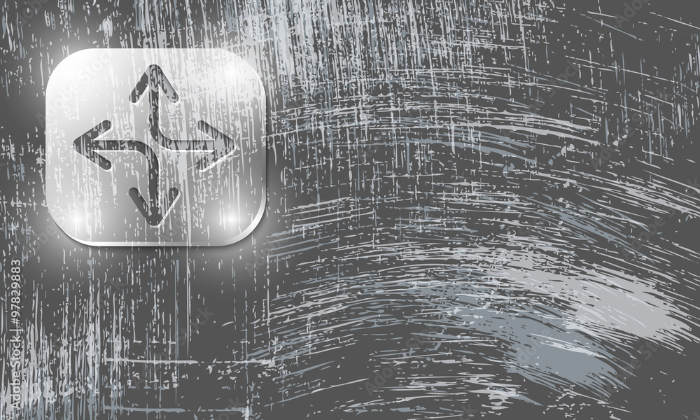 Poster vector abstract scratched background and arrows