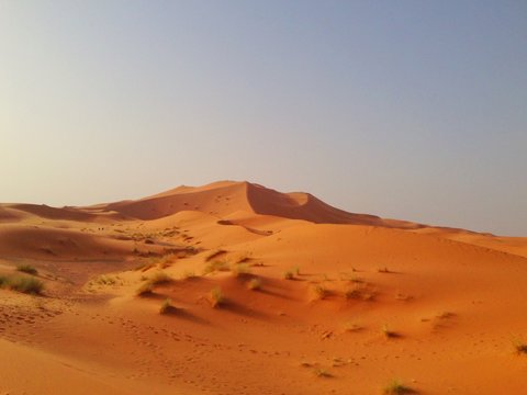 Sunrise in the desert, Mezouga, Morocco