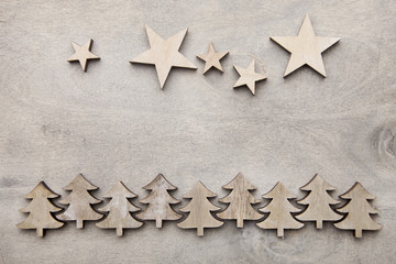 wooden background for christmas