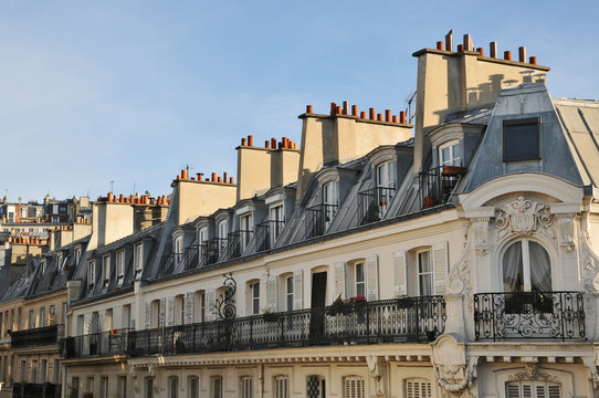 Parigi, le case tipiche di Montmartre
