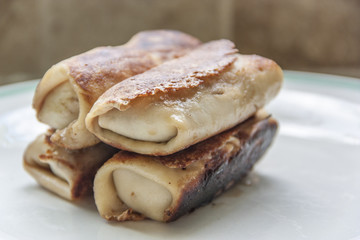 Blintzes russian pancakes

