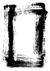 Grunge brush frame
