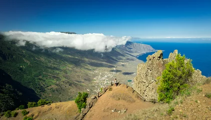 Foto op Plexiglas View from "Mirador de Jinama" at El Hierro, Canary Islands © Neissl