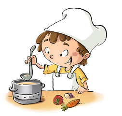 niño cocinero