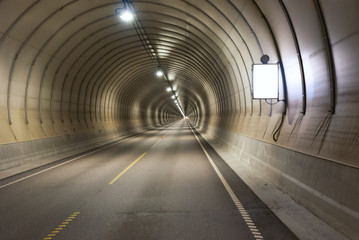 Long road tunnel