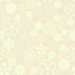 seamless wallpaper with flowers pattern