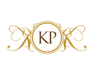 KP Luxury Ornament initial Logo