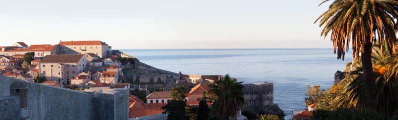 Fototapeta premium panorama of Dubrovnik old town