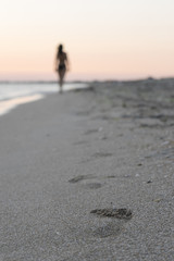 Silhouette of a girl