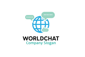 Fototapeta premium World Chat Design Illustration