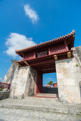 Fototapeta premium 沖縄県 世界遺産 首里城