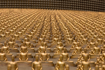 Obraz premium Wat Phra Dhammakaya. Buddhist temple in Bangkok, Thailand