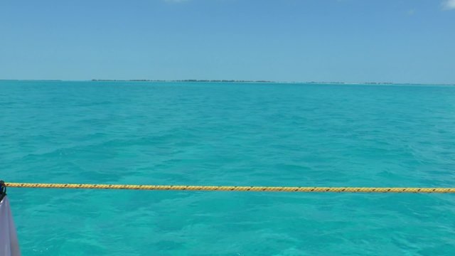Clear Water of Caribbean Sea near Cayo Largo, Cuba