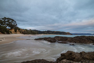 Beach Blue Sky Landscape North Island New Zealand cormandel Wharekaho