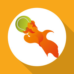Tennis sport design 