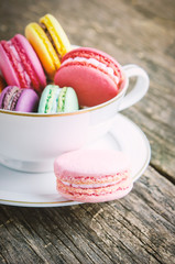 Colorful and pastel Macaroons