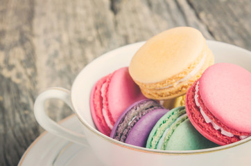 Colorful and pastel Macaroons