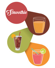 Smoothie icons design 