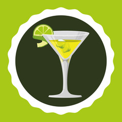 Cocktail icons design 