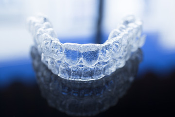 Invisible dental teeth brackets aligners braces retainers