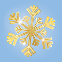 Golden Snowflake