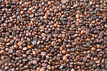 Coffee beans Background, food and drink background