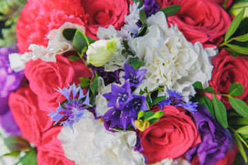 wedding bouquet of roses